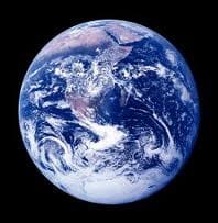 Earth Day Photo Of Earth With A Black Background