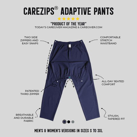 Incontinence Pants | Adaptive Pants | Pants For Incontinence | Carezips | Joe &Amp; Bella