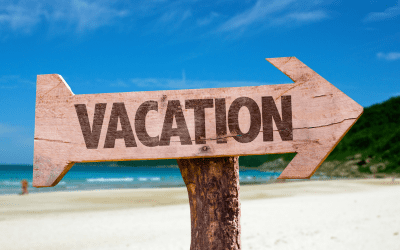 A Vacation Sign