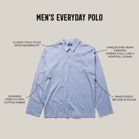 Men'S Everyday Adaptive Polo | Joe &Amp; Bella