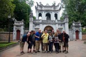 Exploring Off-The-Beaten-Path Attractions: Hidden Gems For Mature Travelers &Raquo; Group Shot At Temple Of Literature In Hanoi Hanoi Vietnam Copyright 2015 Ralph Velasco 300X200 1