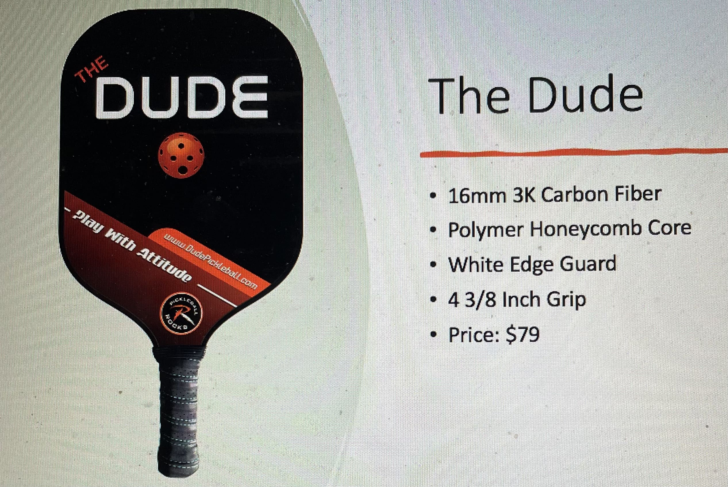 The Dude Pickleball Paddle