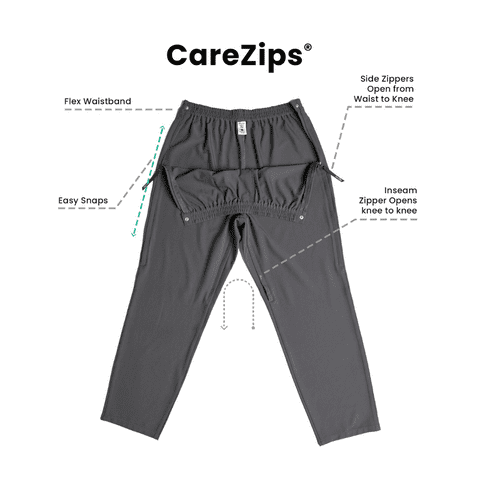 Carezips  Adaptive Pants