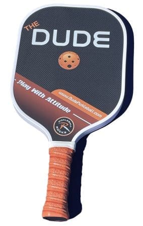 What Does A Quiet Paddle Look Like? &Raquo; The Dude Pickleball Paddle On Transparent