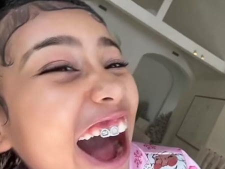 North West In Her New Diamond Grill: Keeping The Game Strong After Her Parents &Raquo; 892802E904E244A59D0Fc8106E749B18 Md