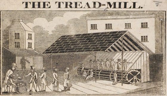 The First Treadmill Was Invented In 1818 &Amp; Used For Punishment - Treadmillgiant