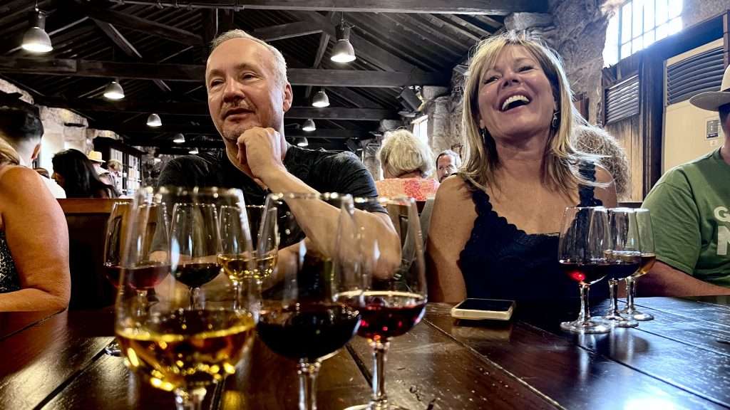 Exploring Portugal’s Porto And The Enchanting Douro Valley: A Wine And Culture Odyssey &Raquo; Scott And Lynn At Port Wine Tasting Porto Portugal Copyright 2023 Ralph Velasco 1024X576 1