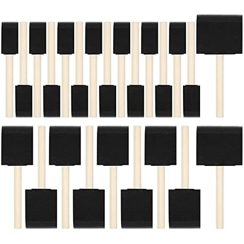 24 Pcs Foam Paint Brushes