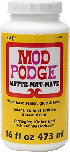 Mod Podge Waterbase Sealer, Glue And Finish, 16 Oz, Matte