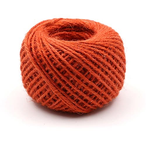 Orange Jute Twine - 54 Yards - 2Mm Diameter