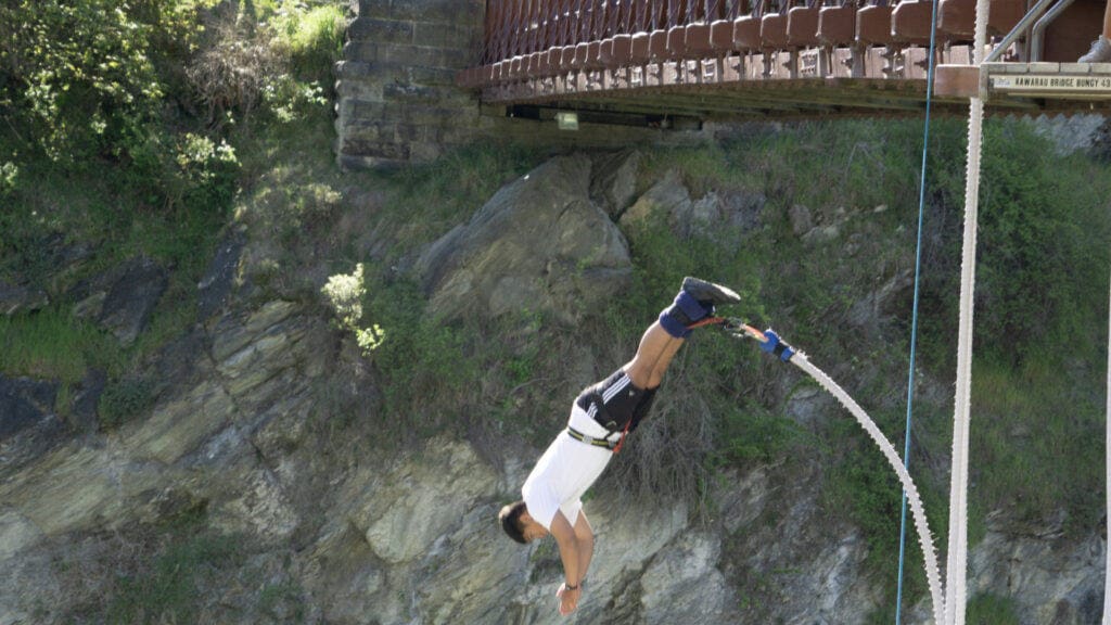 Cave Bungee Jumping In New Zealand