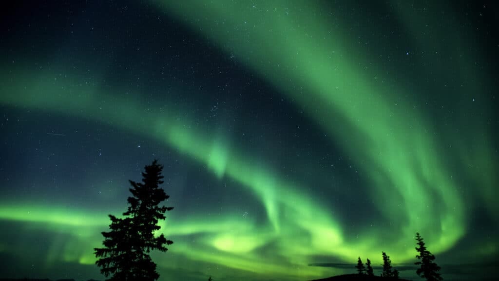 Northern Lights In Yukon