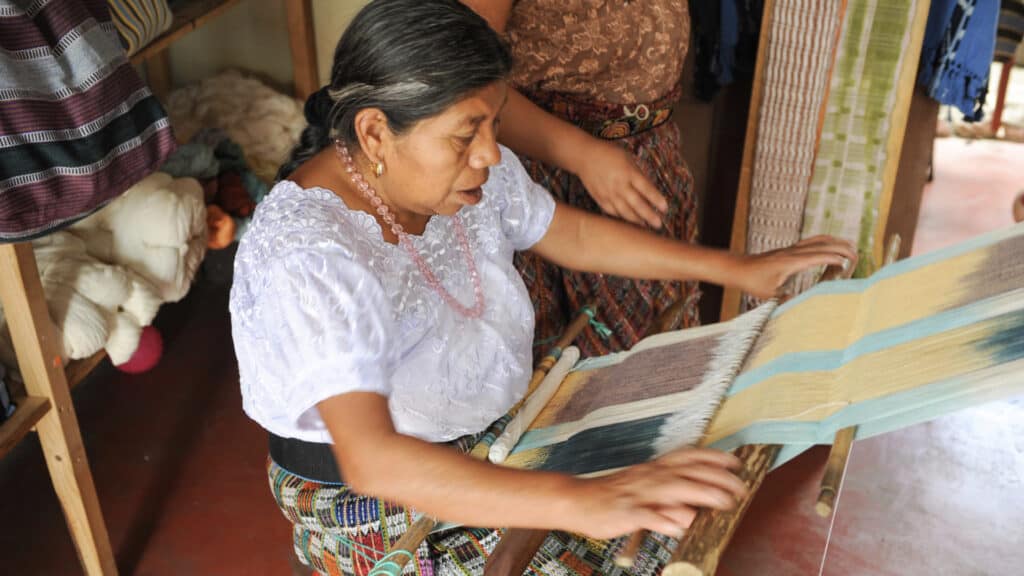 Women Weavers At San Juan La Laguna