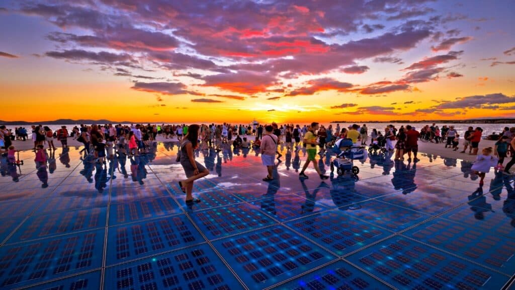 Sun Salutation In Zadar