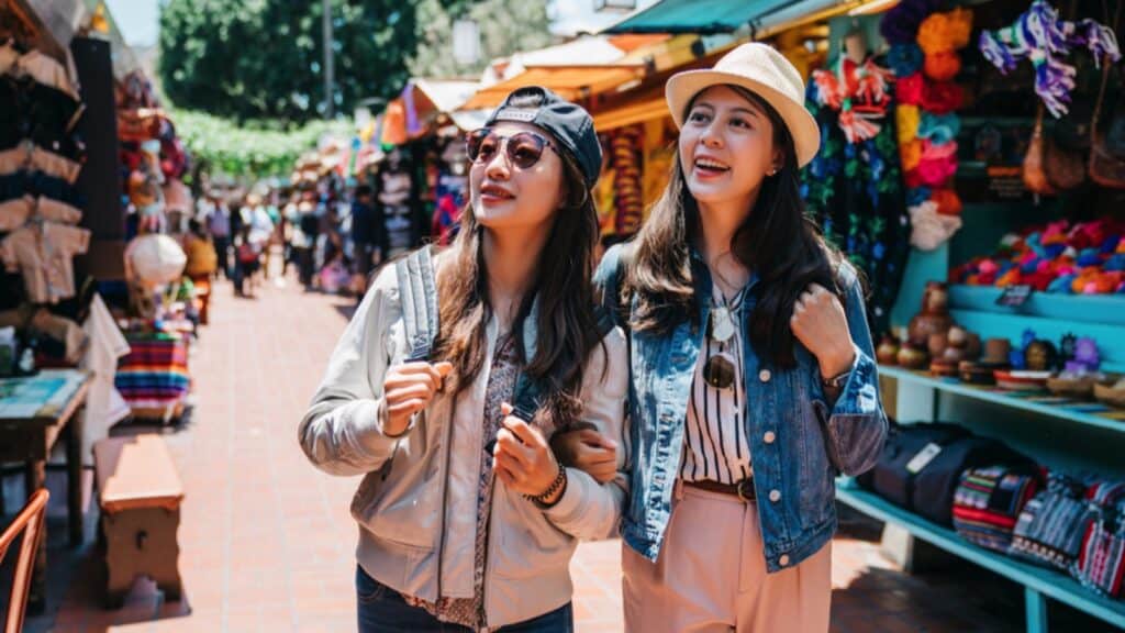 Tourist Visiting Local Markets