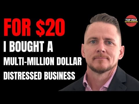 For $20, I Bought A Multi-Million Dollar Distressed Business: Buying Turnarounds W John Raymond &Raquo; Hqdefault 478