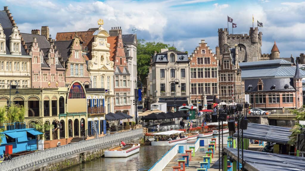 Canal In Ghent