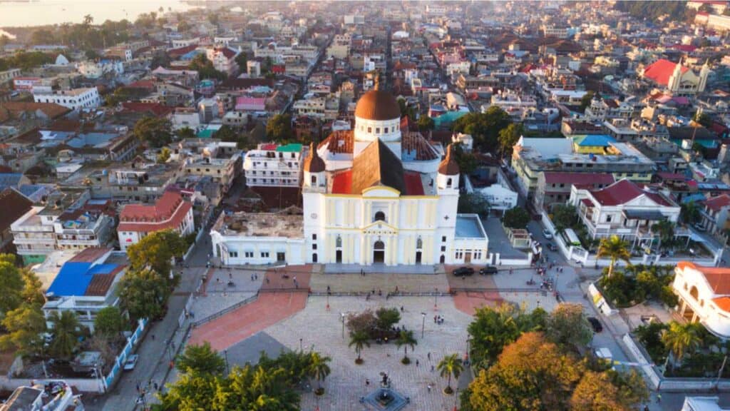 Morning At The Cathédrale Notre-Dame De L’assomption In Cap-Haitien, Haiti