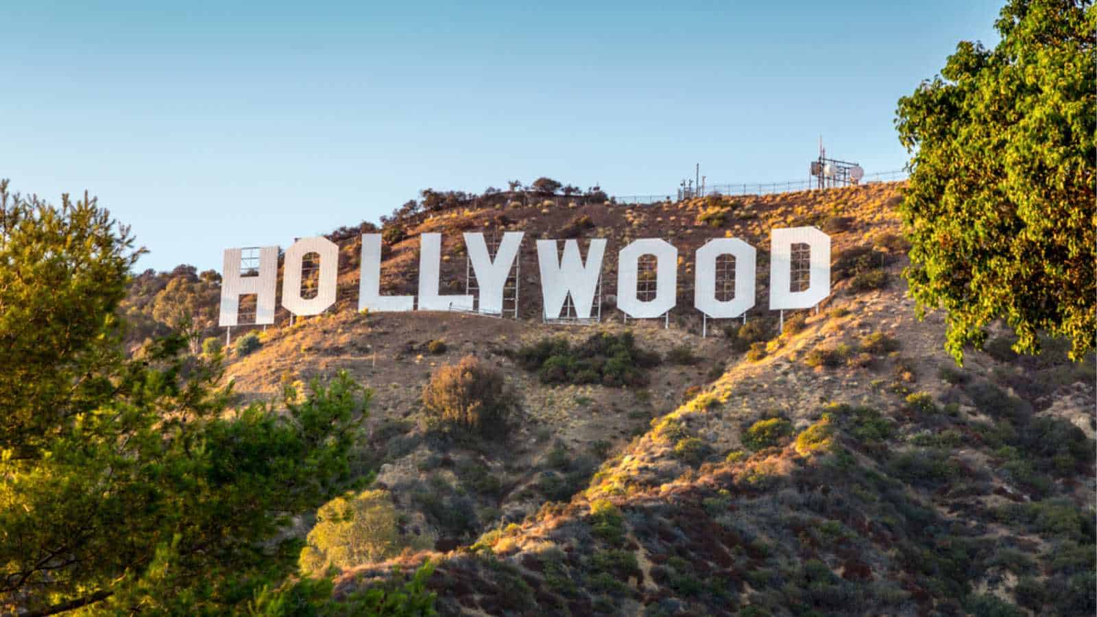 Hollywood California - September 24: The World Famous Landmark Hollywood Sign On September 24, 2012 In Los Angeles, California.
