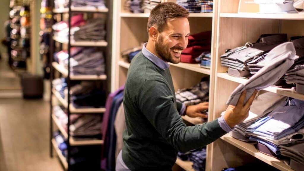 Man Buying Clothes