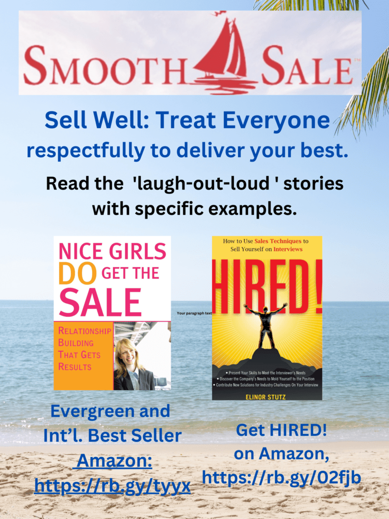 Nice Girls Do Get The Sale Is An International Best-Seller And Evergreen:
A Classic! Https://Amzn.to/39QivzwHired! How To Use Sales Techniques To Sell Yourself On Interviews Is A Best Seller. Https://Amzn.to/33Lp2Pv And Helped Many To Secure The Job They Desired.