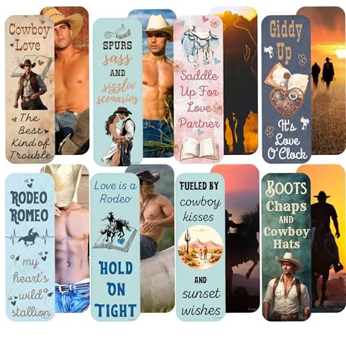 Western Romance Bookmark Set