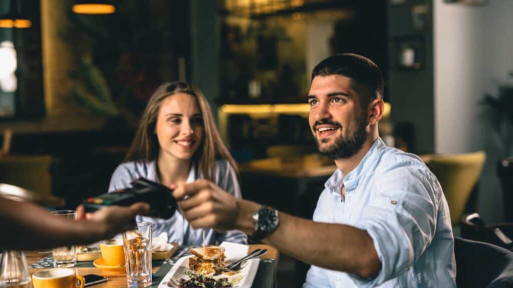 Couples At Restaurant