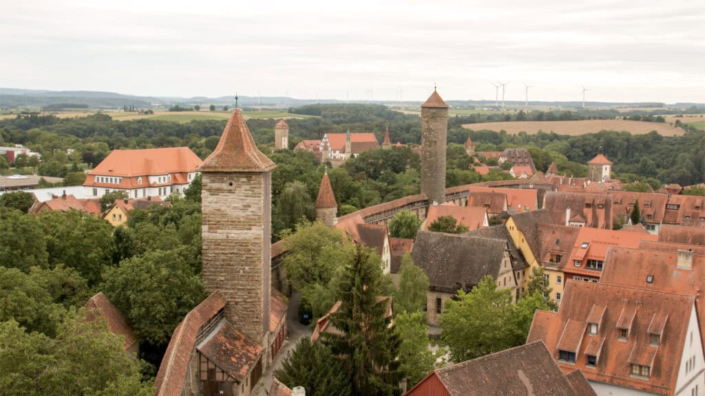 Rothenburg Ob Der Tauber City Walls