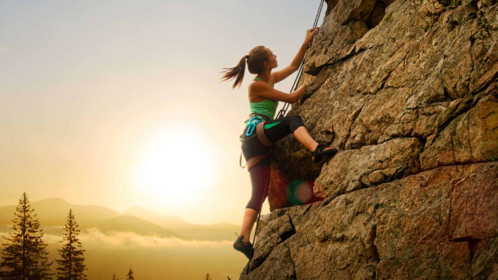 Woman Hiking