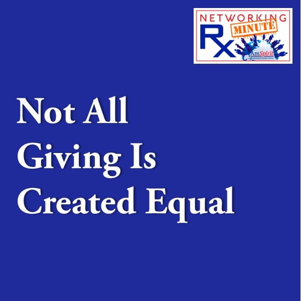 Not All Giving Is Created Equal (0031) &Raquo; 0031. 1 1 Not All Giving Is Created Equal