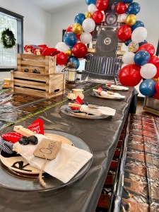 Train Themed Birthday Party &Raquo; Train Birthday Party Table Setting 225X300 1