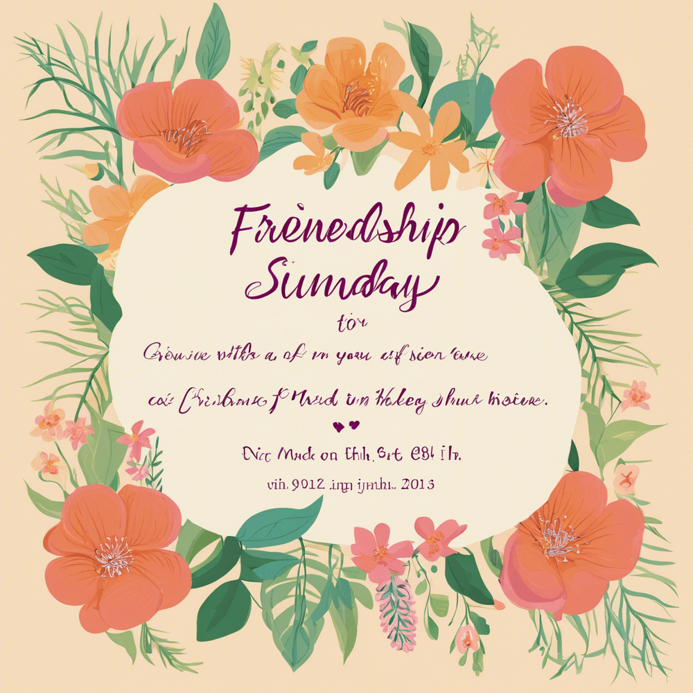 5 Tips For Hosting A Memorable Friendship Sunday Event &Raquo; File 31