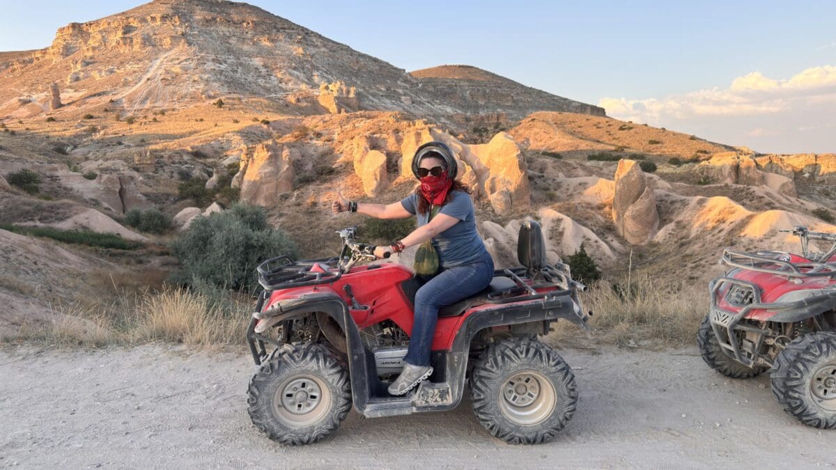 Me Riding Atv In Cappadocia