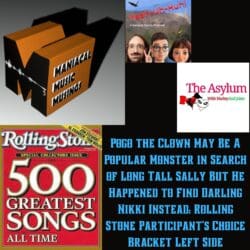 Many Years Later In 1999, A Bohemian Rhapsody Was Written About The Superfreak &Amp; How He Beat It To A Chain Of Fools: Rolling Stone Top 500 Songs Grand Winner Bracket Finale &Raquo; Pogo The Clown May Be A Popular Monster In Search Of Long Tall Sally But He Happened To Find Darling Nikki Instead Rolling Stone Participant S Choice Bracket Left Sidebnfn1