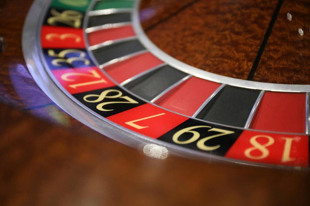 Close Up Shot Of A Roulette