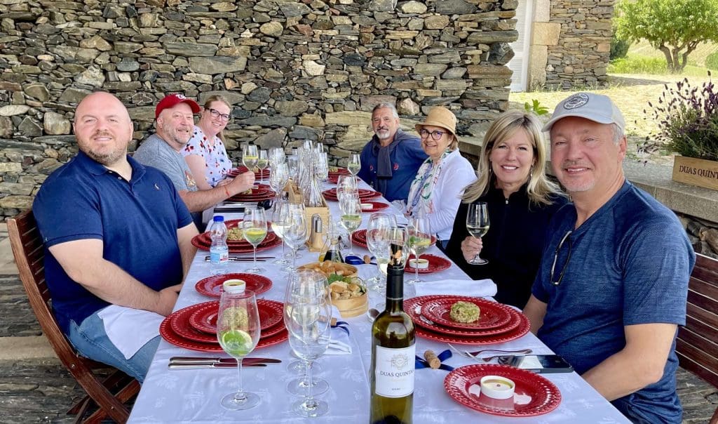 Exploring Northern Portugal: A Guide To Porto And The Douro Valley &Raquo; 2023 N Portugal Group At Lunch At Ervamoira Scaled E1690402912606 1024X604 1