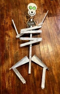 3 Ghostly Diy Crafts For Halloween &Raquo; Diy Upcycled Yard Skeleton Full Size 194X300 1