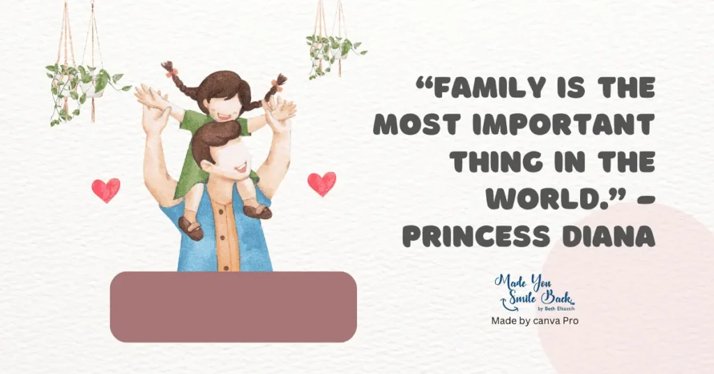 25 Top Happy Family Quotes: Inspiring Words To Strengthen Your Bond &Raquo; Family Is The Most Important Thing In The World Princess Diana 1024X536 1