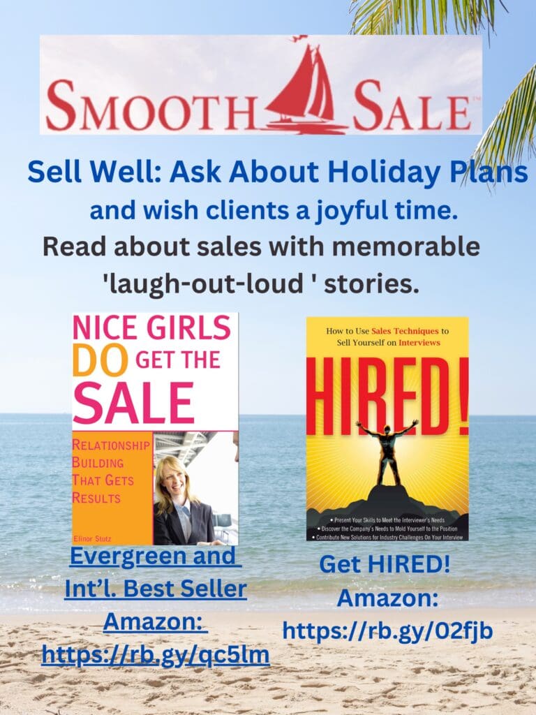 Nice Girls Do Get The Sale: Relationship Building That Gets Results Is An International Best-Seller And Evergreen:
A Classic! Https://Amzn.to/39QivzwHired! How To Use Sales Techniques To Sell Yourself On Interviews Is A Best Seller. Https://Amzn.to/33Lp2Pv And Has Helped Many To Secure The Job They Desired.