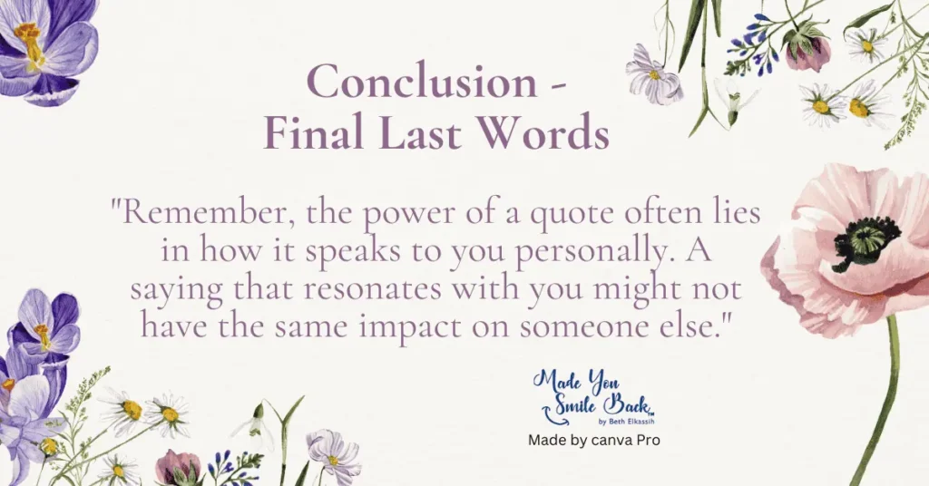 25 Really Good Quotes To Inspire And Motivate You Daily &Raquo; Conclusion Final Last Words 1024X536 1