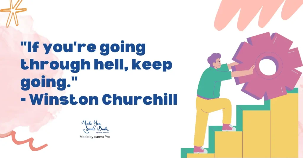 25 Quotes For Difficult Days &Raquo; If Youre Going Through Hell Keep Going Winston Churchill 1024X536 1