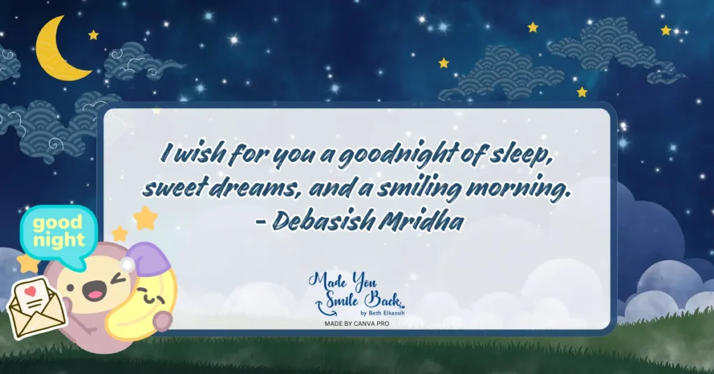 Good Night, Sweet Dreams: The Ultimate Guide To Blissful Slumber 5 Good Night, Sweet Dreams: The Ultimate Guide To Blissful Slumber &Raquo; Image 6 Feature I Wish For You A Goodnight Of Sleep Sweet Dreams And A Smiling Morning Debasish Mridha 1 1024X536 1