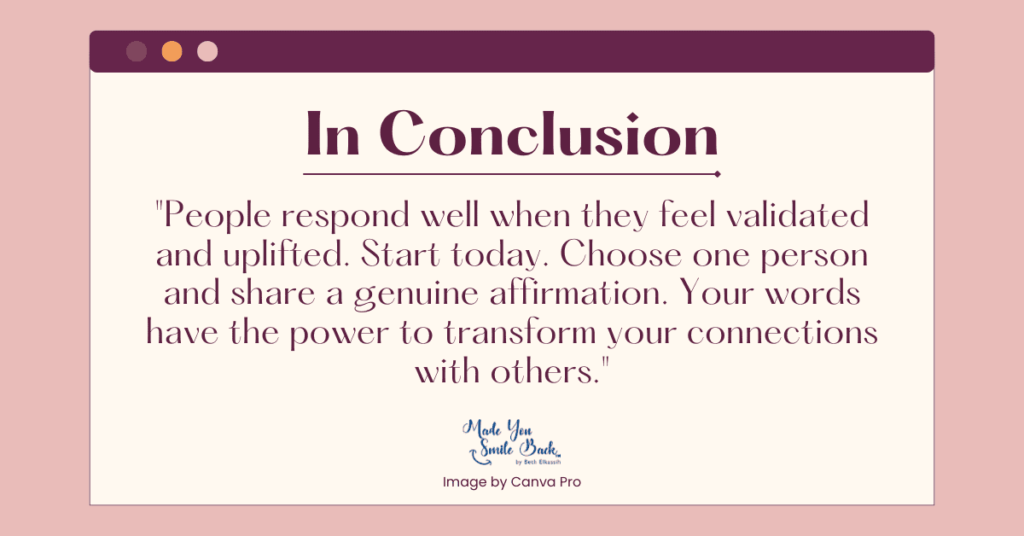 Words Of Affirmation: Powerful Phrases To Strengthen Relationships &Raquo; In Conclusion 1 5 1024X536 1