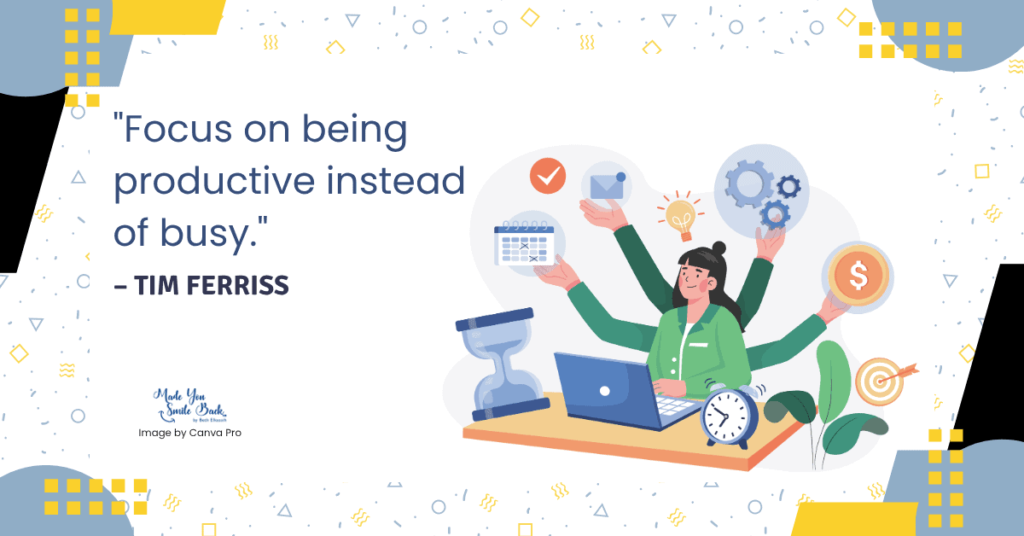 25 Work Motivational Quotes 8 25 Work Motivational Quotes &Raquo; Focus On Being Productive Instead Of Busy 1024X536 1