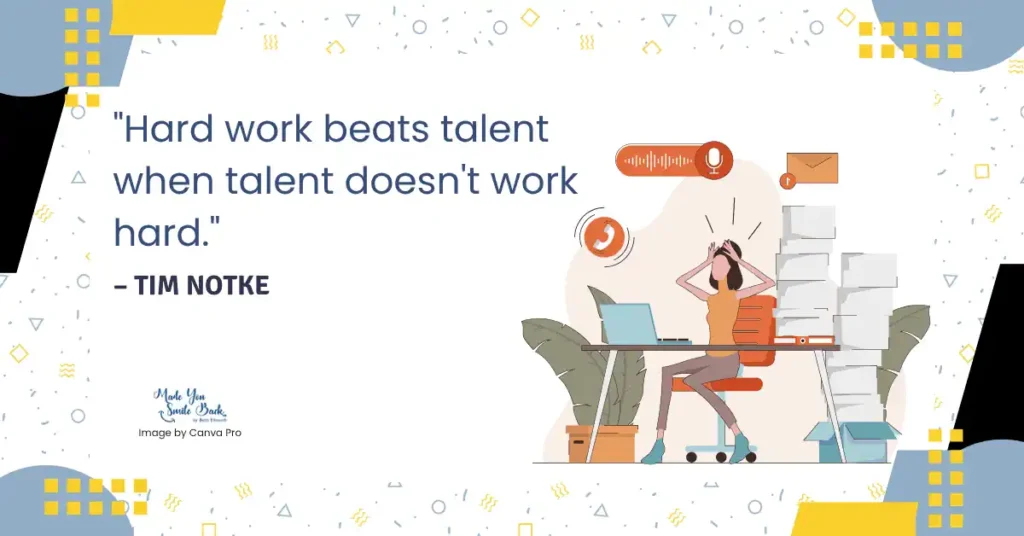 25 Work Motivational Quotes 7 25 Work Motivational Quotes &Raquo; Hard Work Beats Talent When Talent Doesnt Work Hard 1024X536 1