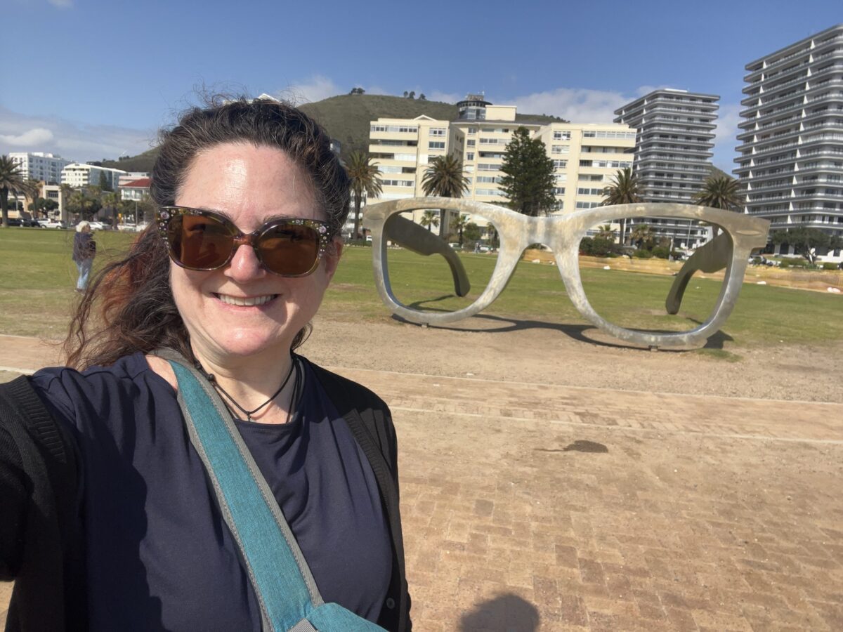 Selfie Of Me By Mandela's Glasses