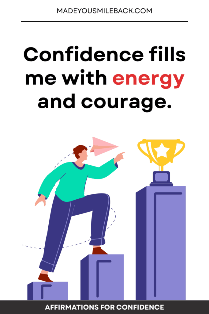 25 Top Affirmations For Confidence To Transform Your Self-Belief And Inner Strength &Raquo; Confidence Fills Me With Energy And Courage 683X1024 1