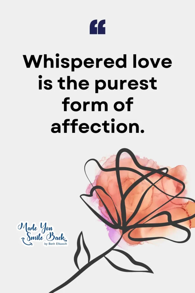 25 Best Whisper Quotes For Inspiration And Reflection &Raquo; Whispered Love Is The Purest Form Of Affection 683X1024 1