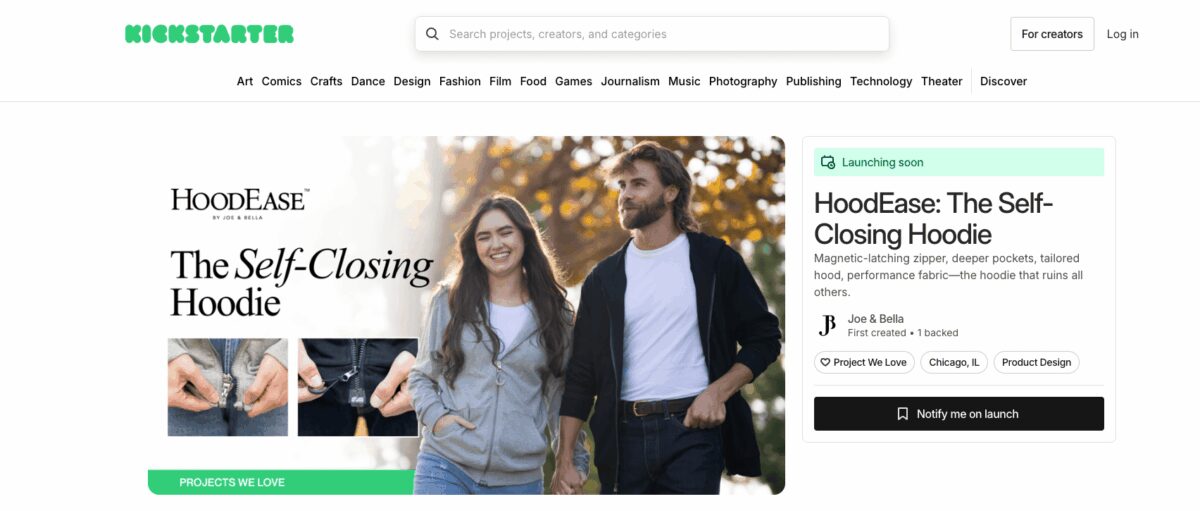 What Is Kickstarter — And Why We’re Launching Hoodease There First &Raquo; Screen Shot 2025 11 07 At 1.07.19 Pm Scaled