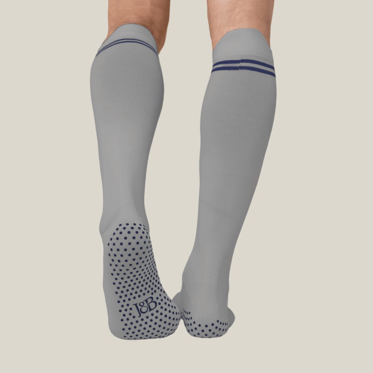 Joe & Bella Big-Grip No-Slip Compression Socks: 3-Pack#Grey